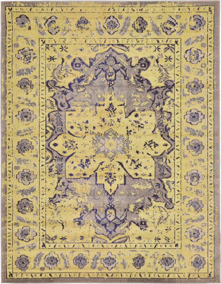 Detail image of 8' x 11' Washable Fleur Rug