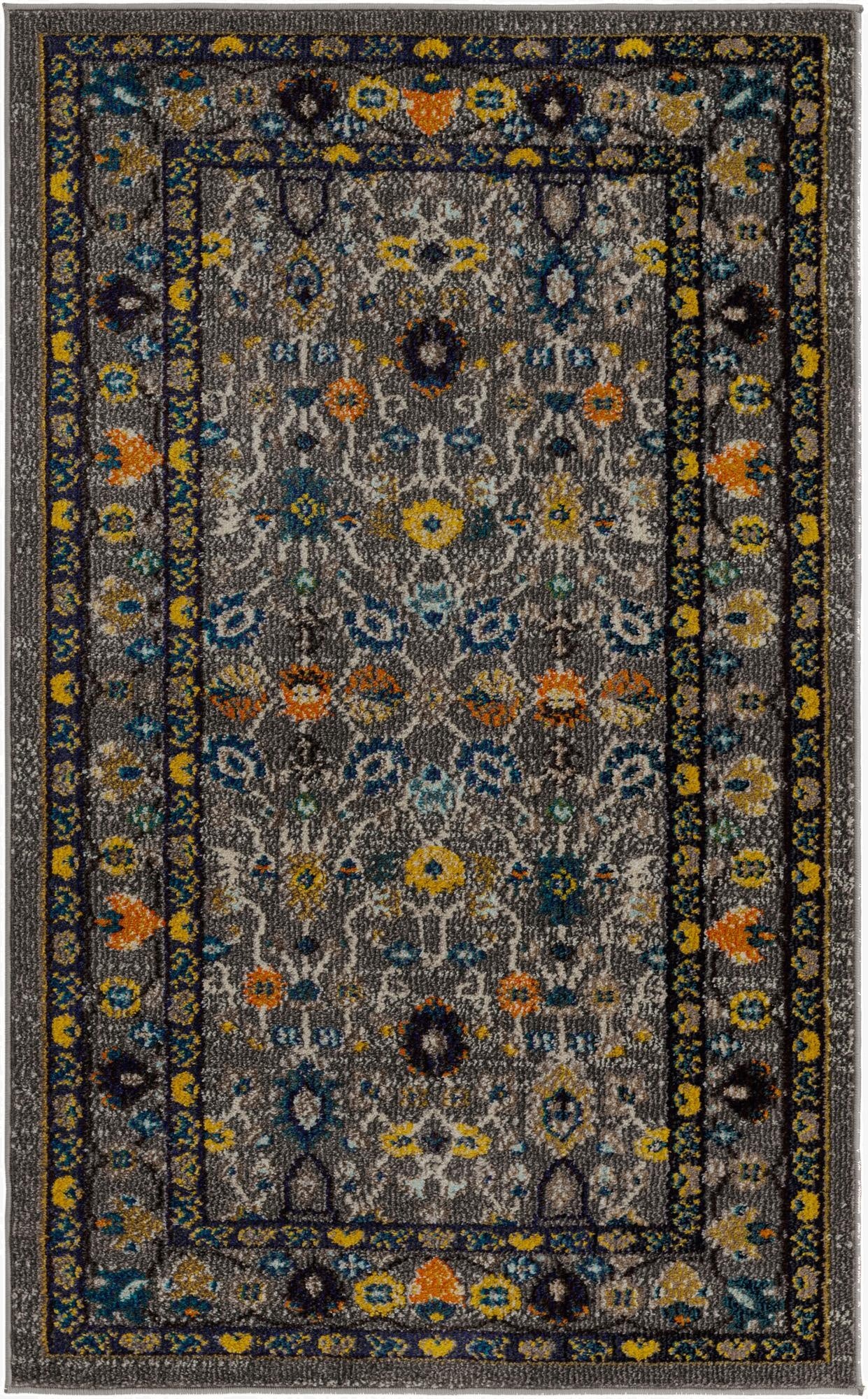 3' 3 x 5' 3 Washable Fleur Rug
