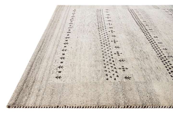 4' x 5' 8 Hand Knotted Gabbeh Wool Rug