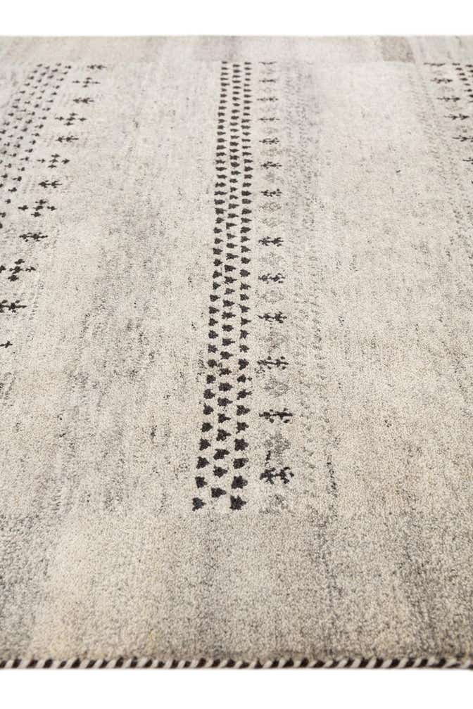 4' x 5' 8 Hand Knotted Gabbeh Wool Rug