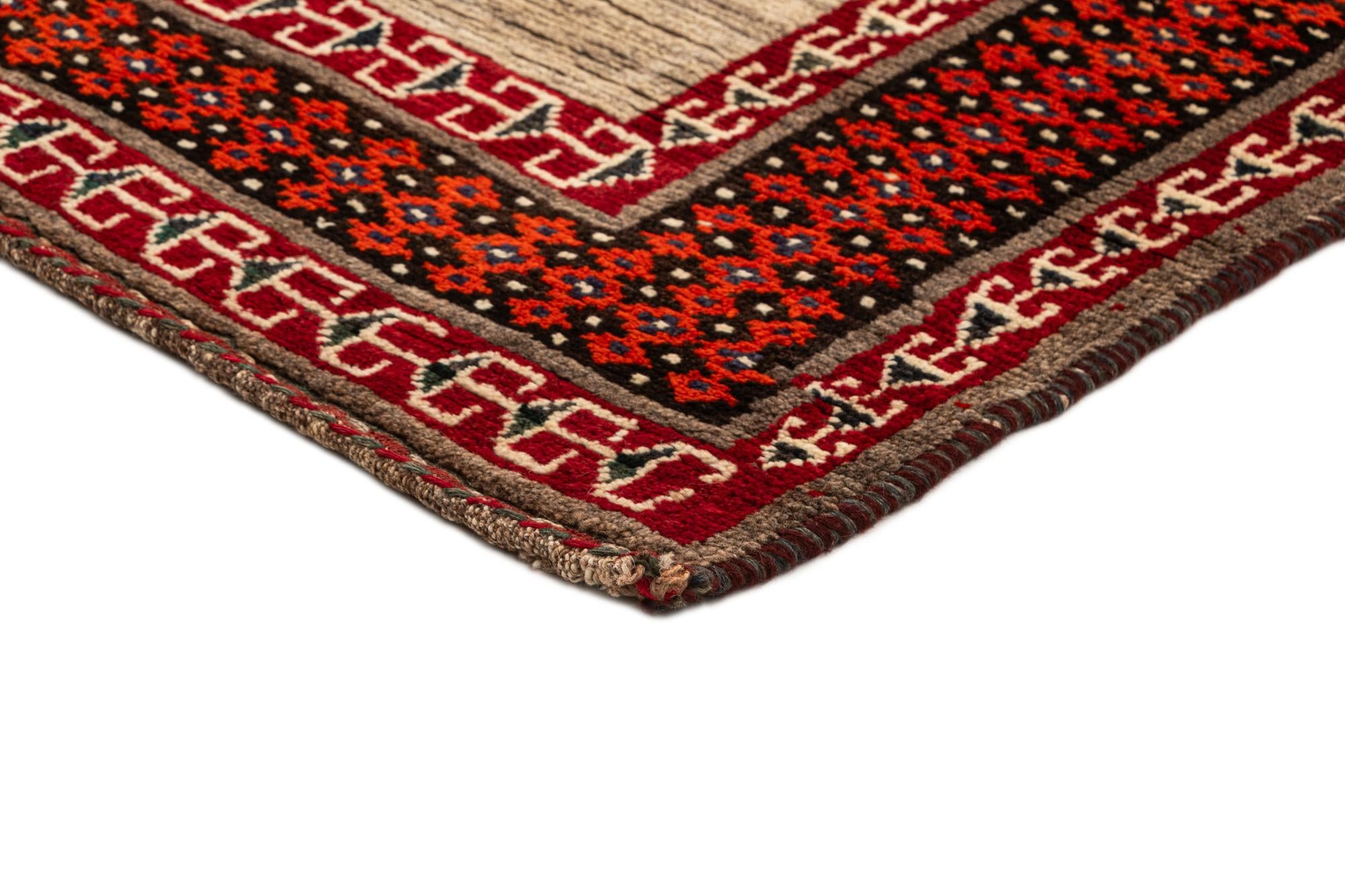 4' x 6' Hand Knotted Gabbeh Rug