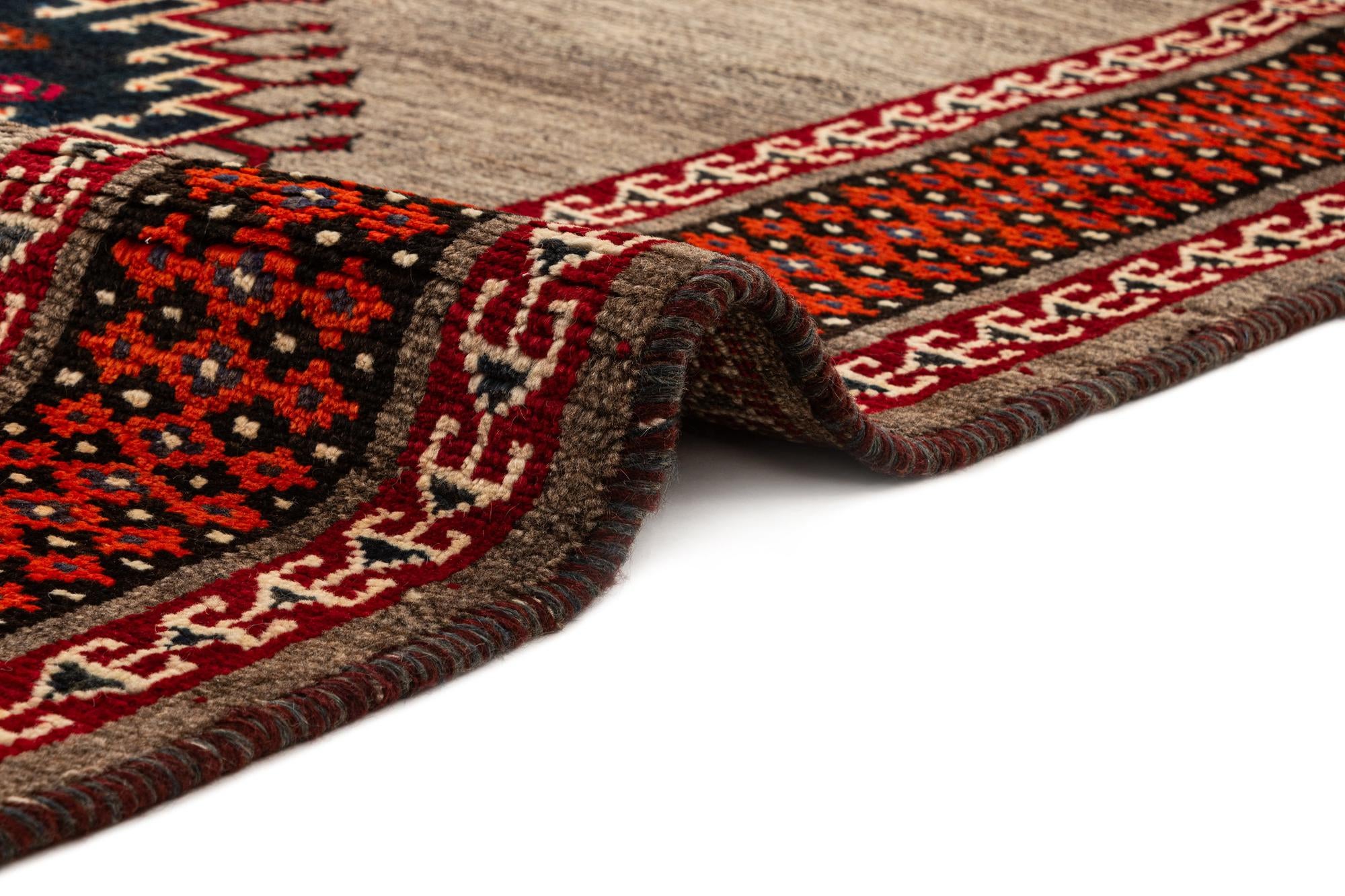 4' x 6' Hand Knotted Gabbeh Rug