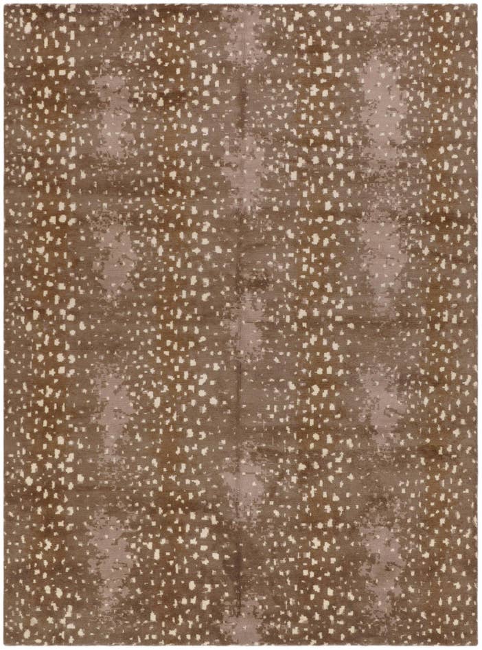Detail image of 8' 11 x 11' 11 Hand Knotted Gabbeh Wool Rug
