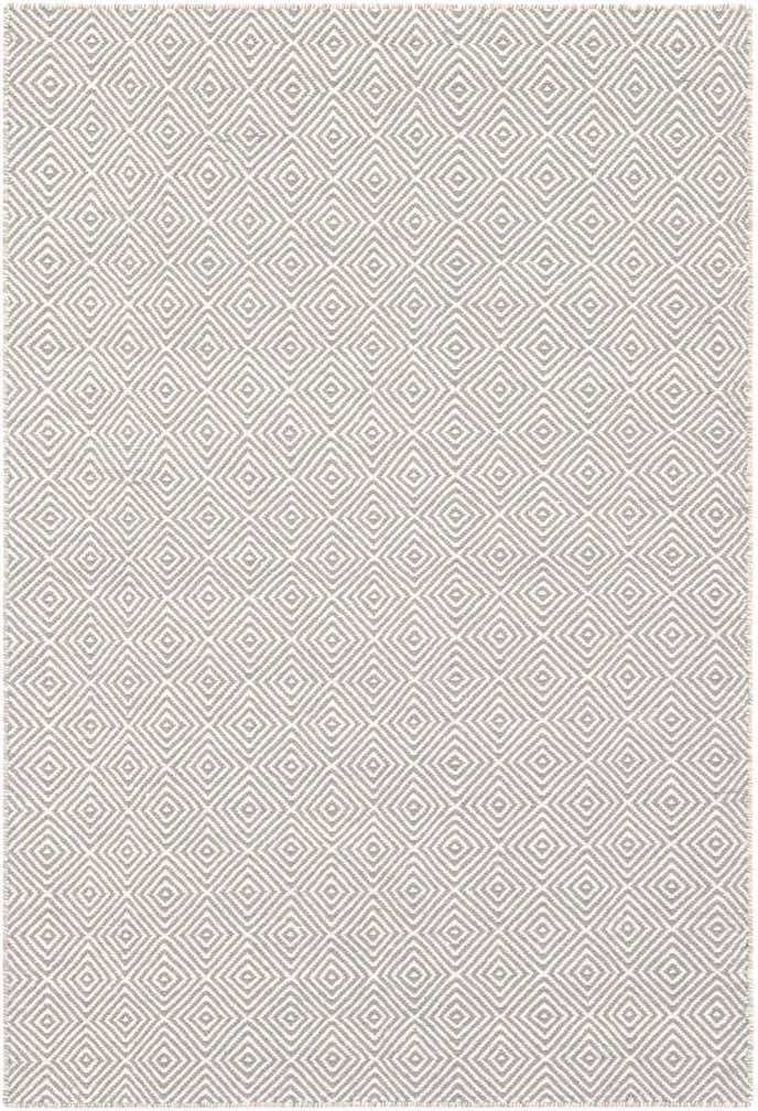 4' 1 x 6' 1 Hand Woven Geo Trellis Flatweave Rug