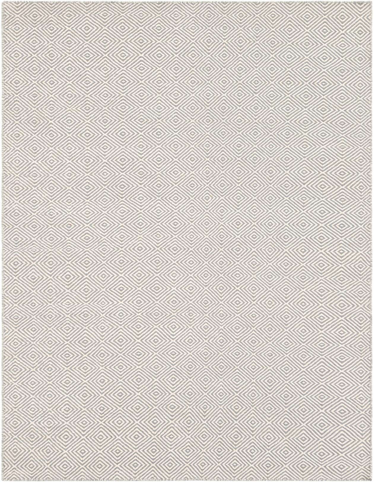 5' 1 x 8' Hand Woven Geo Trellis Flatweave Rug