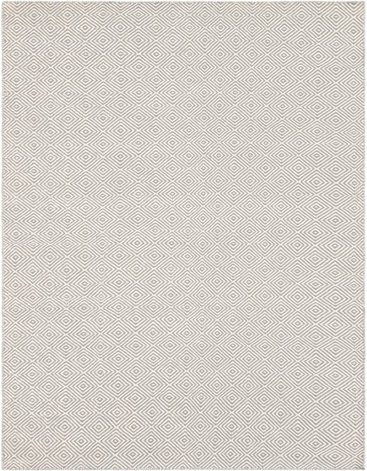 Detail image of 5' 1 x 8' Hand Woven Geo Trellis Flatweave Rug