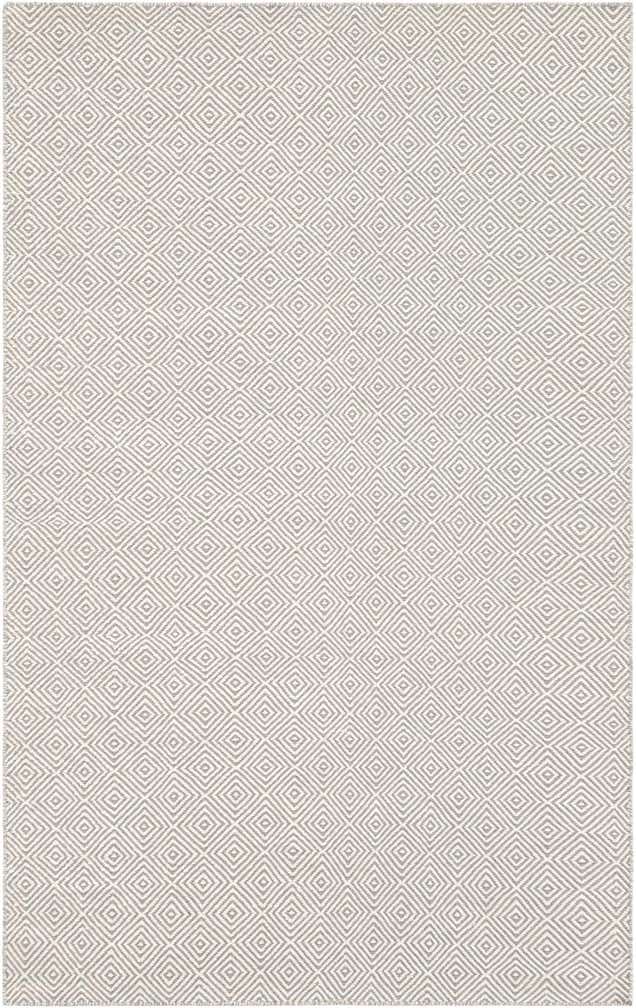 5' 1 x 8' Hand Woven Geo Trellis Flatweave Rug