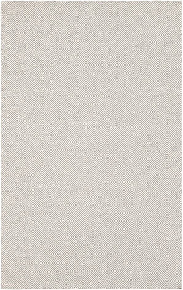 Detail image of 5' 1 x 8' Hand Woven Geo Trellis Flatweave Rug
