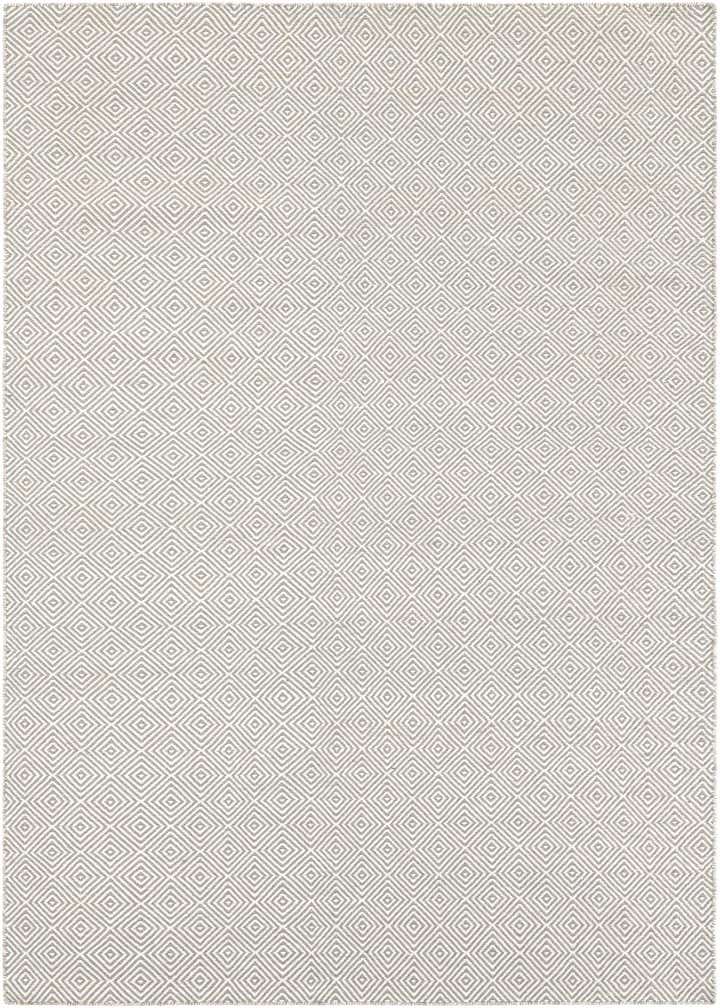 6' 1 x 9' Hand Woven Geo Trellis Flatweave Rug