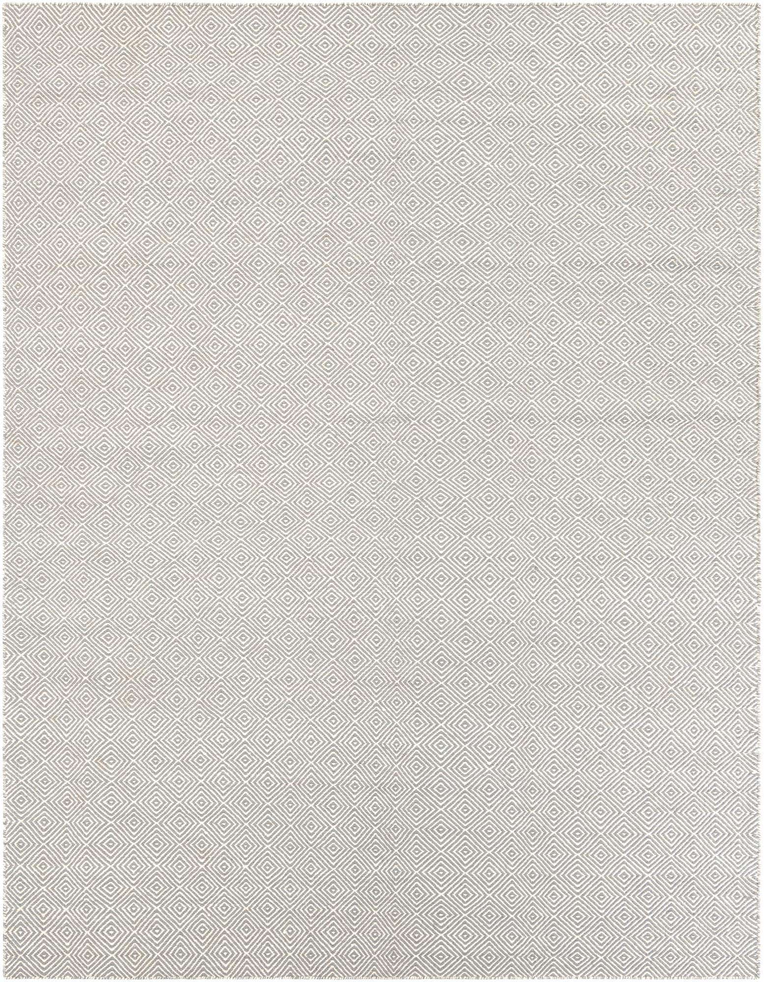 7' 10 x 10' Hand Woven Geo Trellis Flatweave Rug