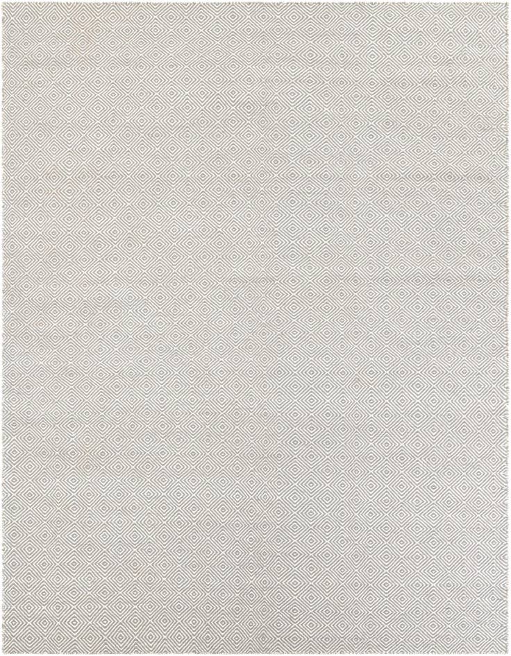 Detail image of 7' 10 x 10' Hand Woven Geo Trellis Flatweave Rug