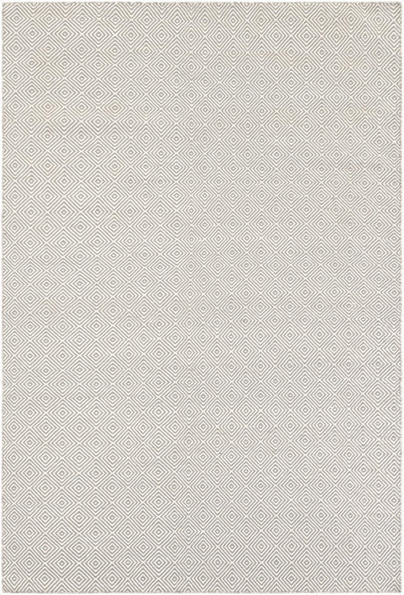 6' 1 x 9'  Hand Woven Geo Trellis Flatweave Rug