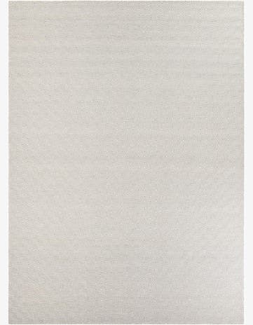 Gray Hand Woven Geo Trellis Flatweave Rug