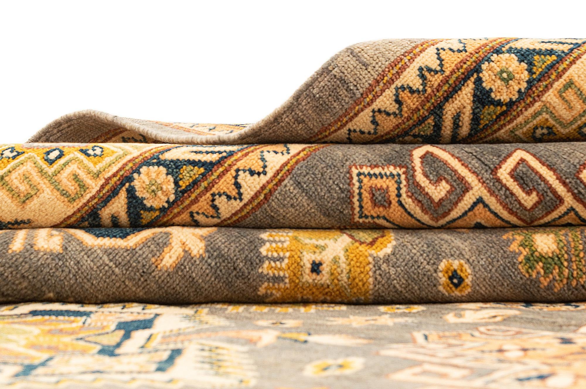 7' 11 x 9' 9 Hand Knotted Ghazni Diyar Rug