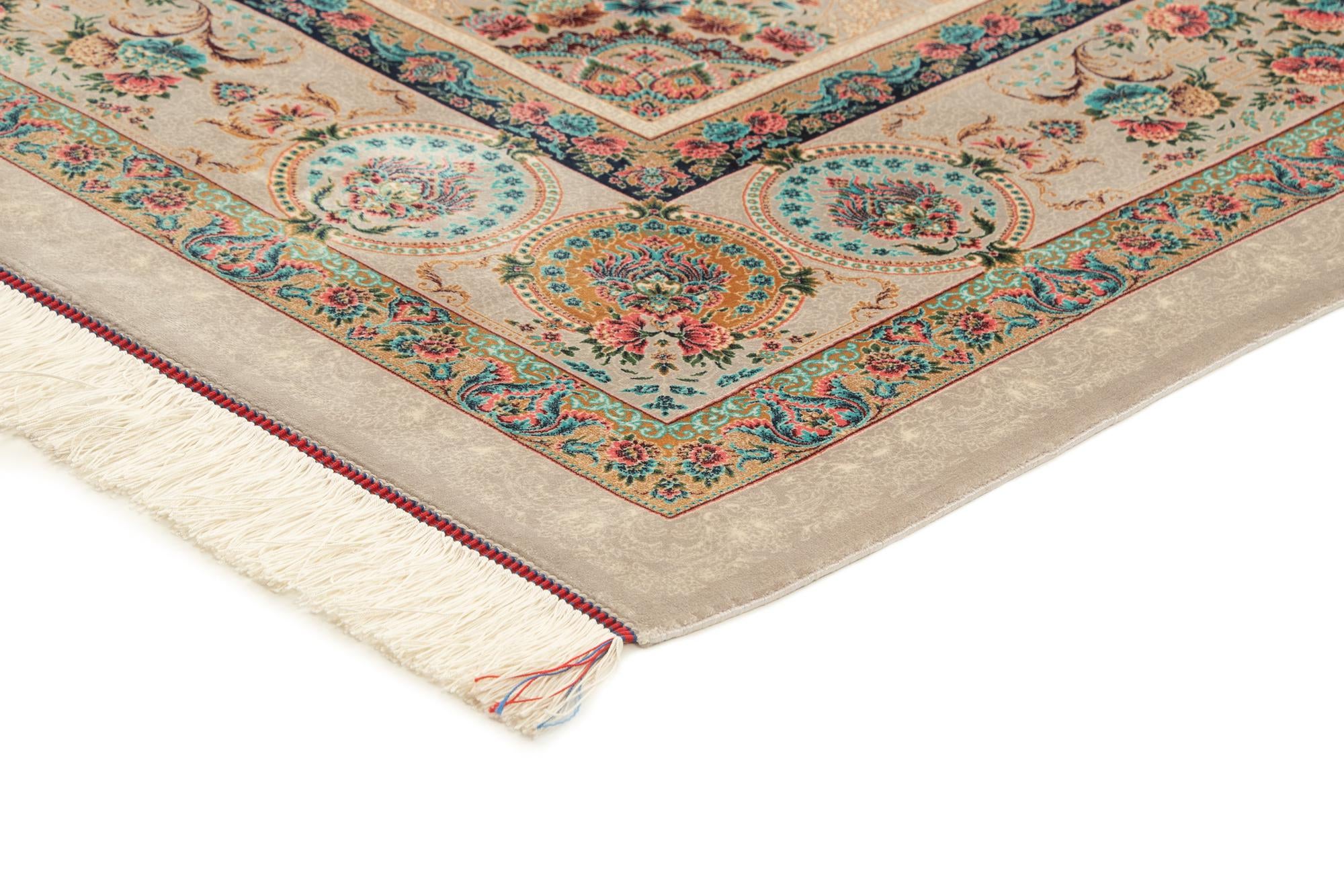 6' 7 x 9' 9 Ghom Design Rug