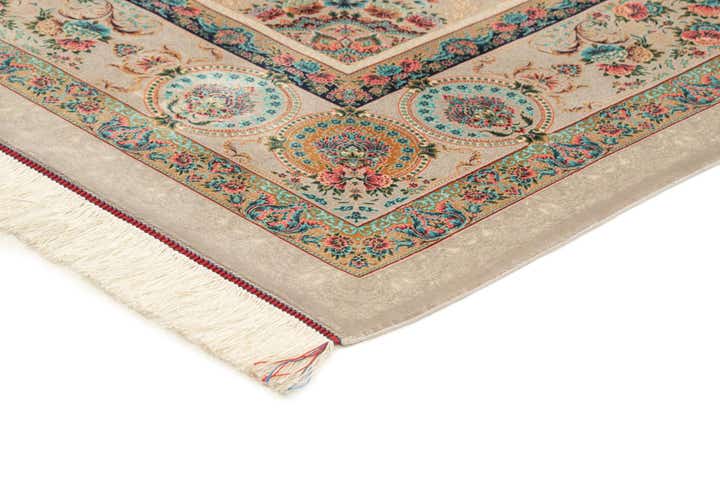 6' 7 x 9' 9 Ghom Design Rug
