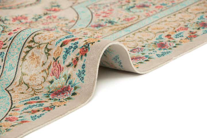 6' 6 x 9' 9 Ghom Design Rug
