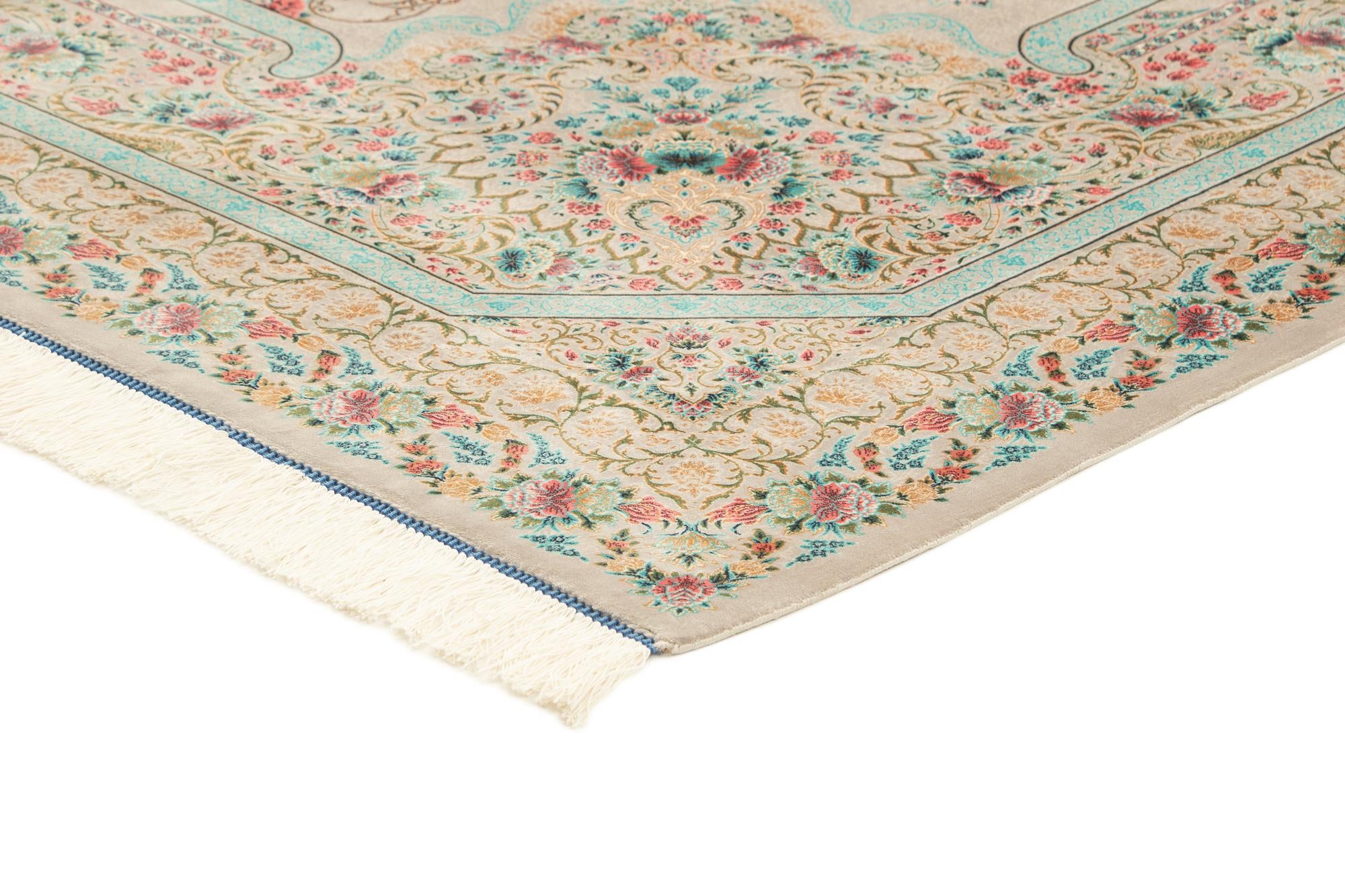6' 6 x 9' 9 Ghom Design Rug