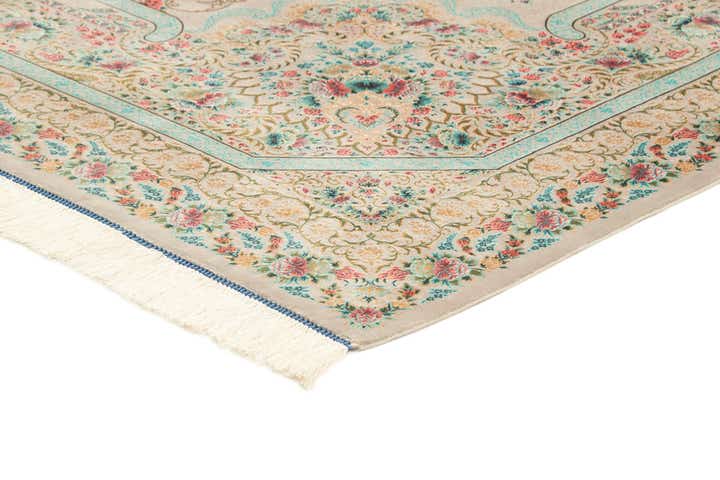6' 6 x 9' 9 Ghom Design Rug
