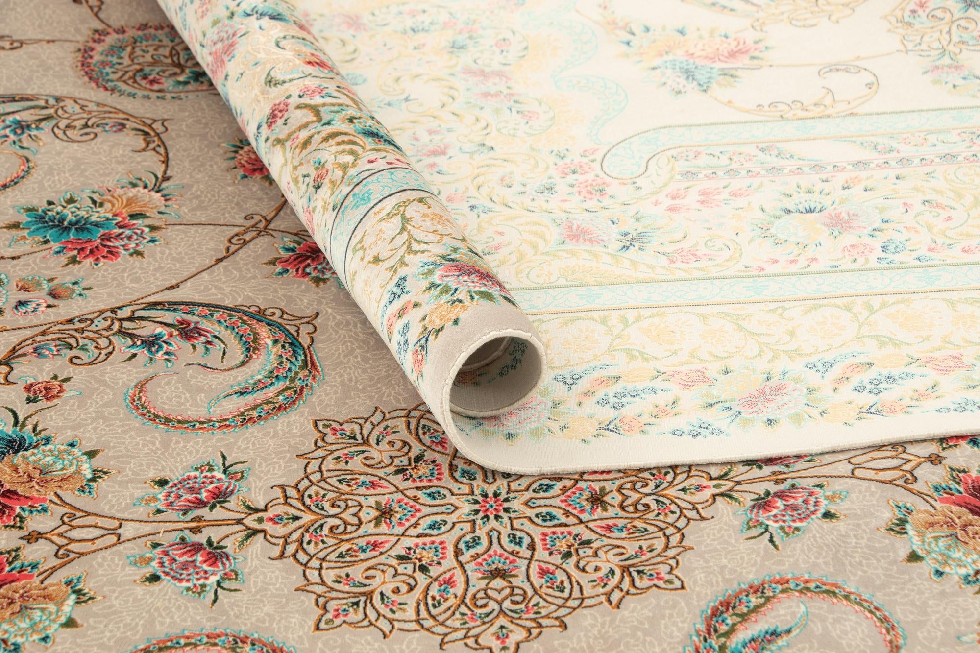 6' 6 x 9' 9 Ghom Design Rug