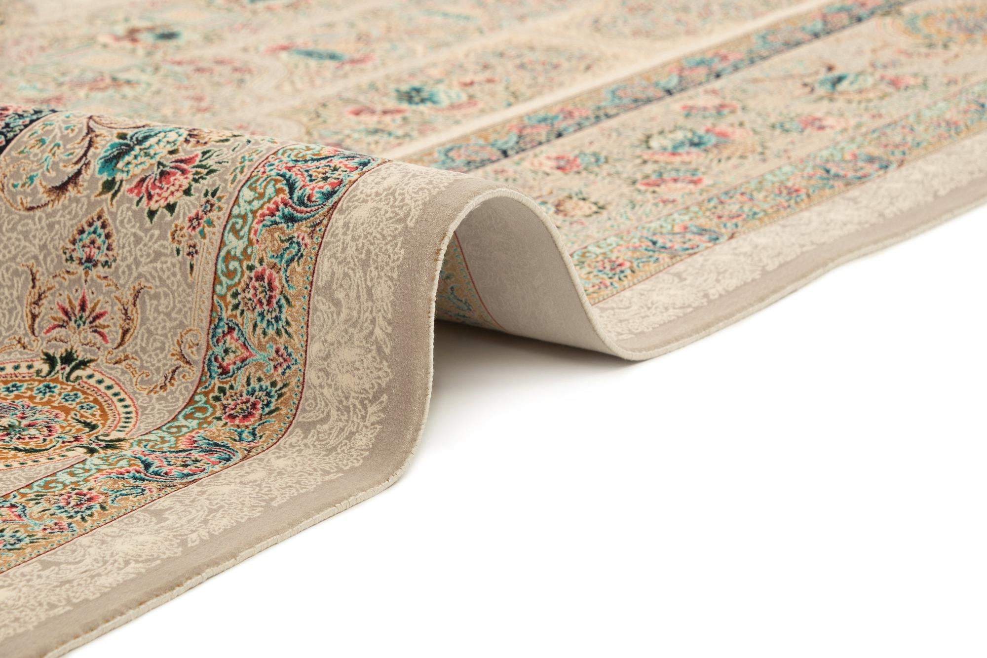 6' 6 x 9' 10 Ghom Design Rug