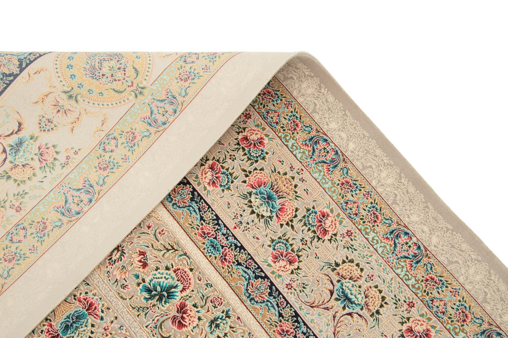 6' 6 x 9' 10 Ghom Design Rug