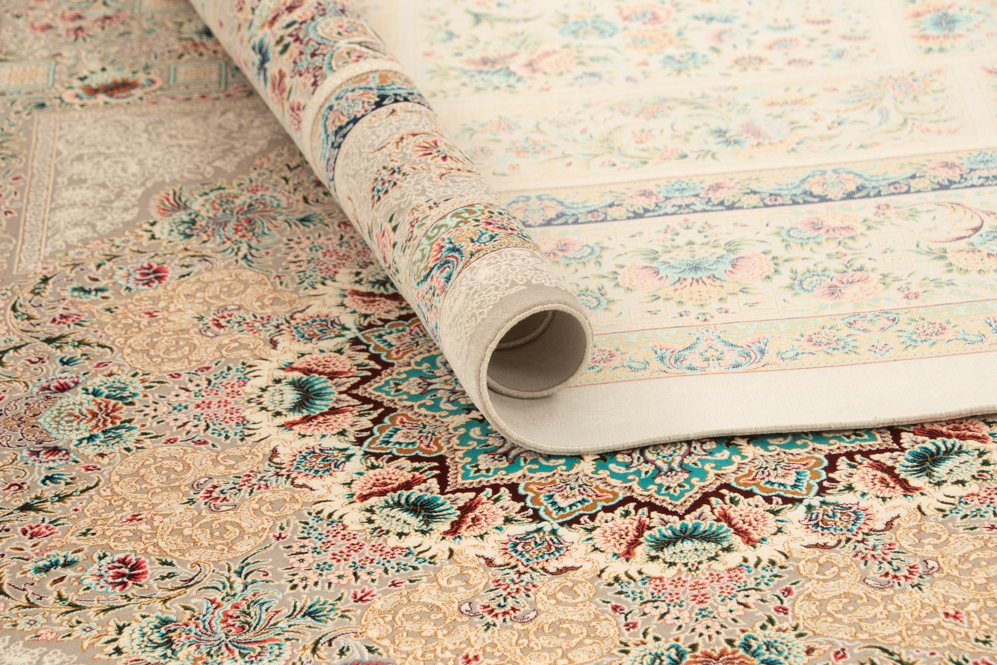 6' 6 x 9' 10 Ghom Design Rug