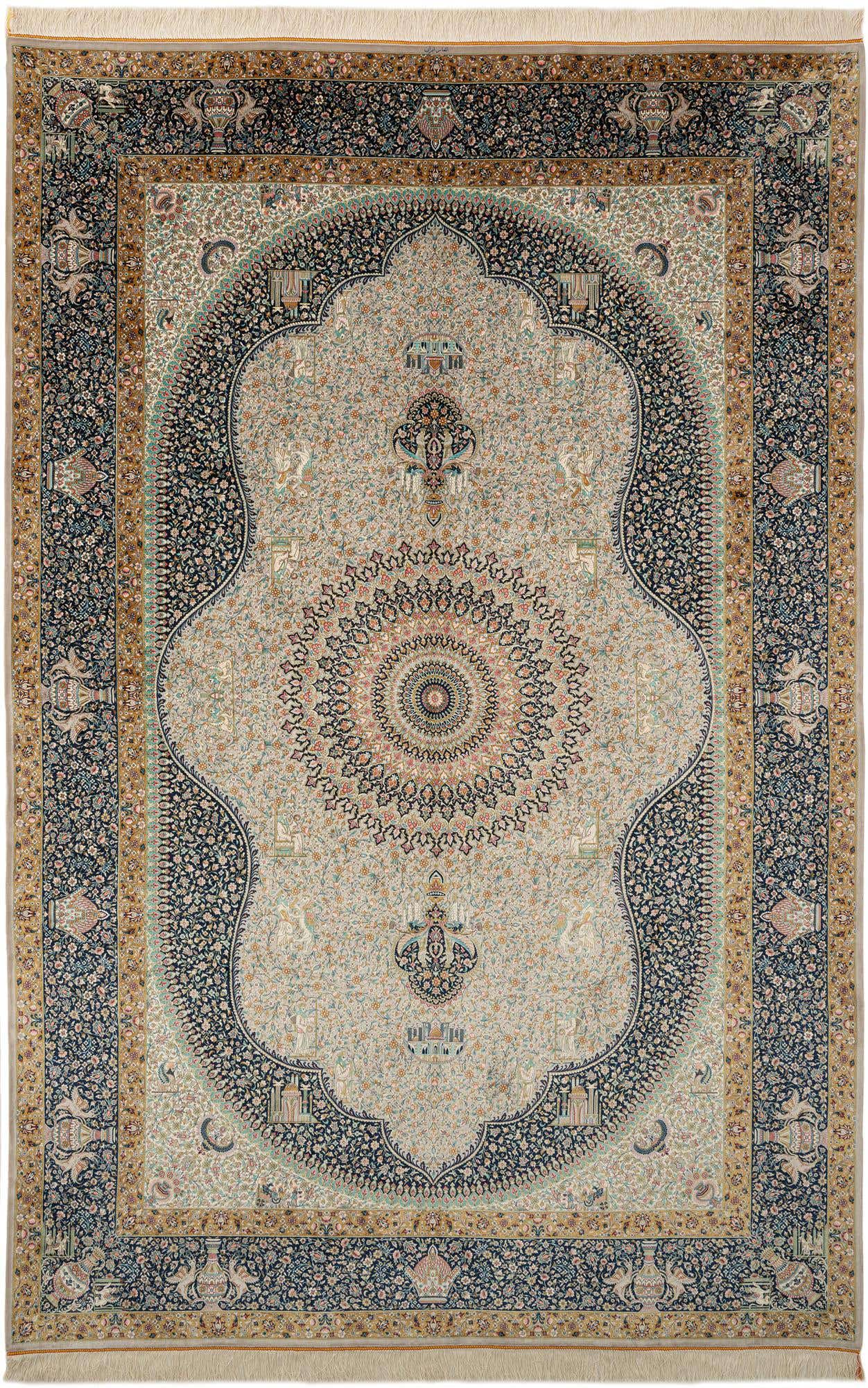 195cm x 295cm Ghom Design Rug