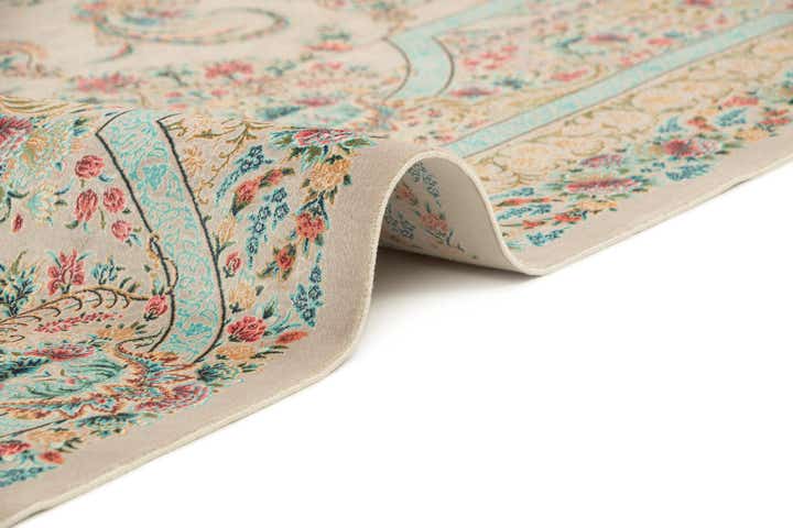 6' 6 x 9' 9 Ghom Design Rug