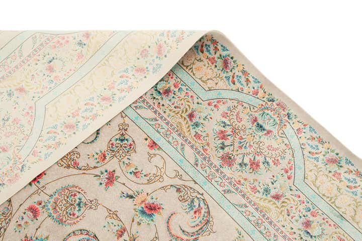 6' 6 x 9' 9 Ghom Design Rug