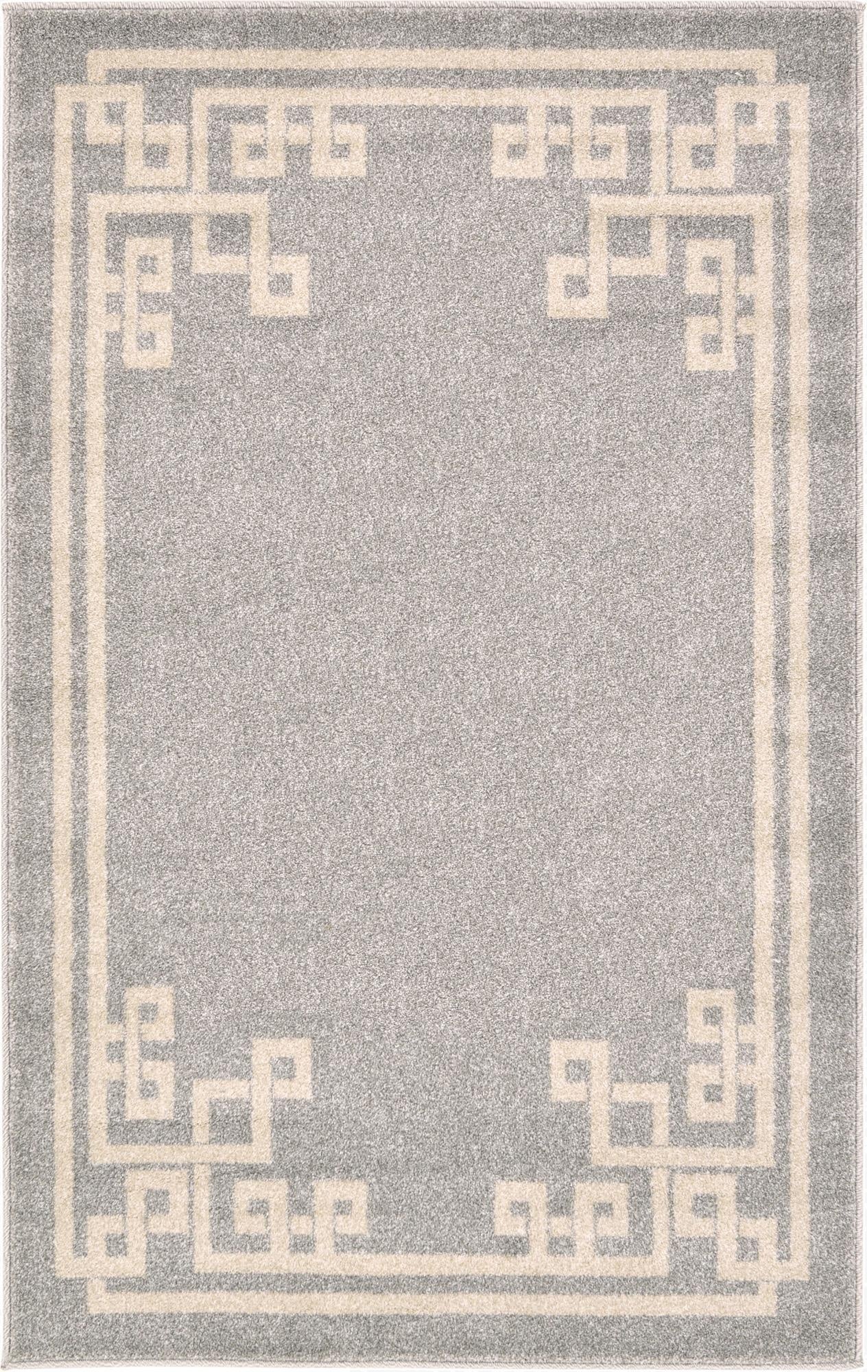 3' 3 x 5' 3 Greek Key Rug