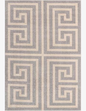 7' x 10' Greek Key Rug