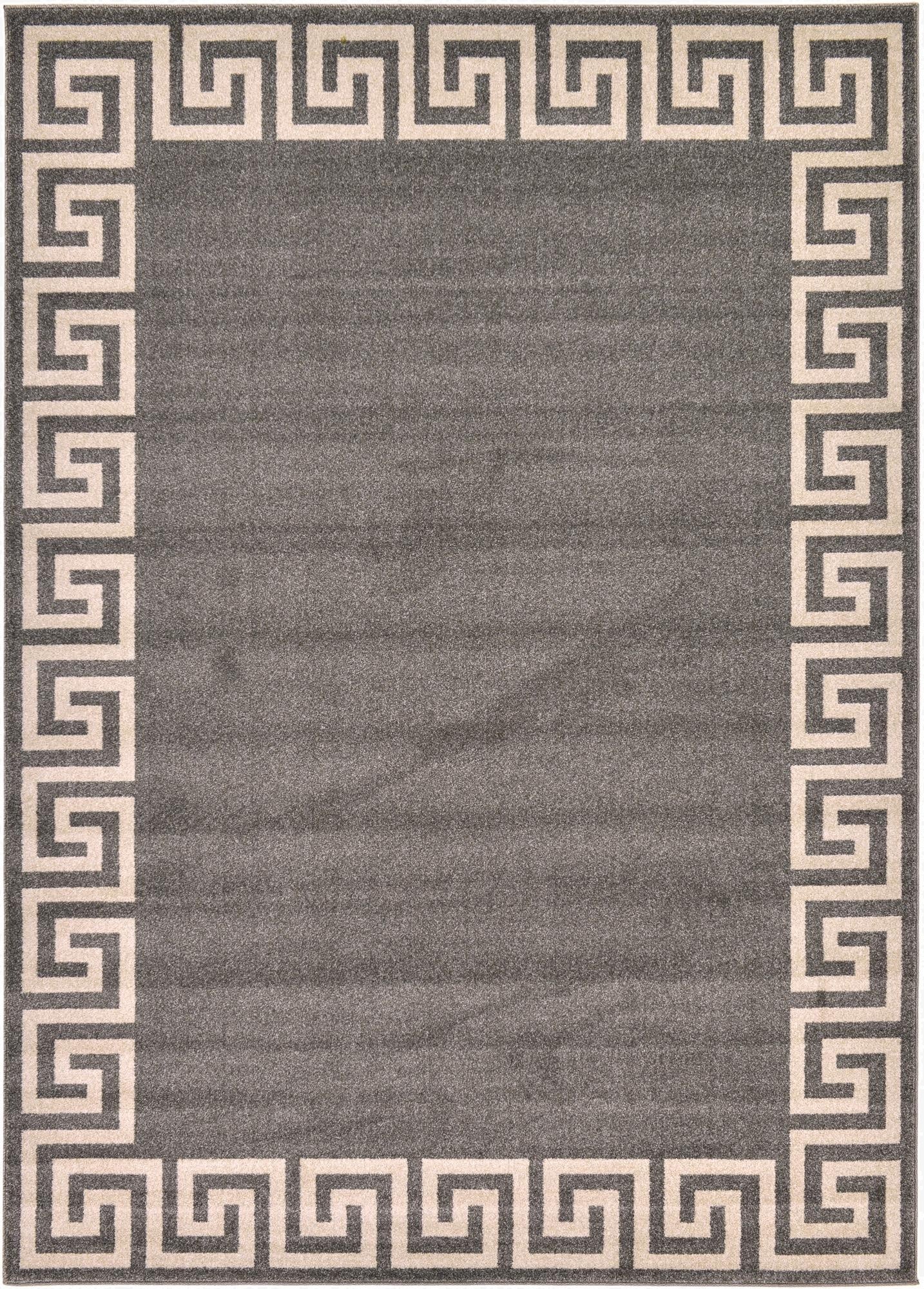 7' x 10' Greek Key Rug