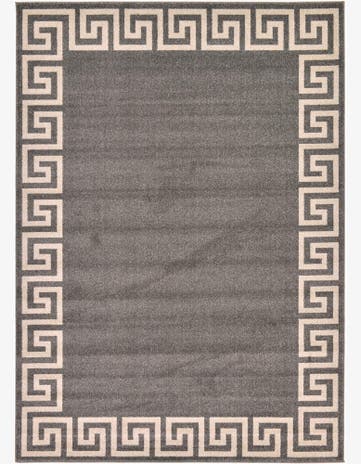 7' x 10' Greek Key Rug