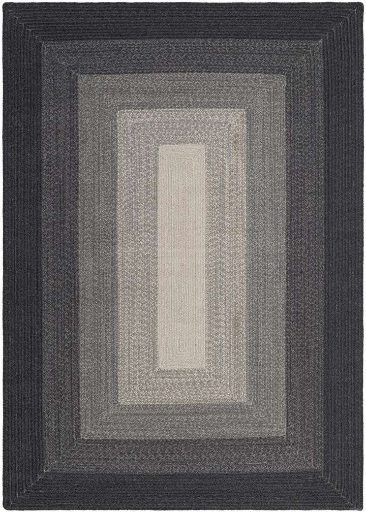 5' 1 x 8' Handmade Hand Braided Wool Rug