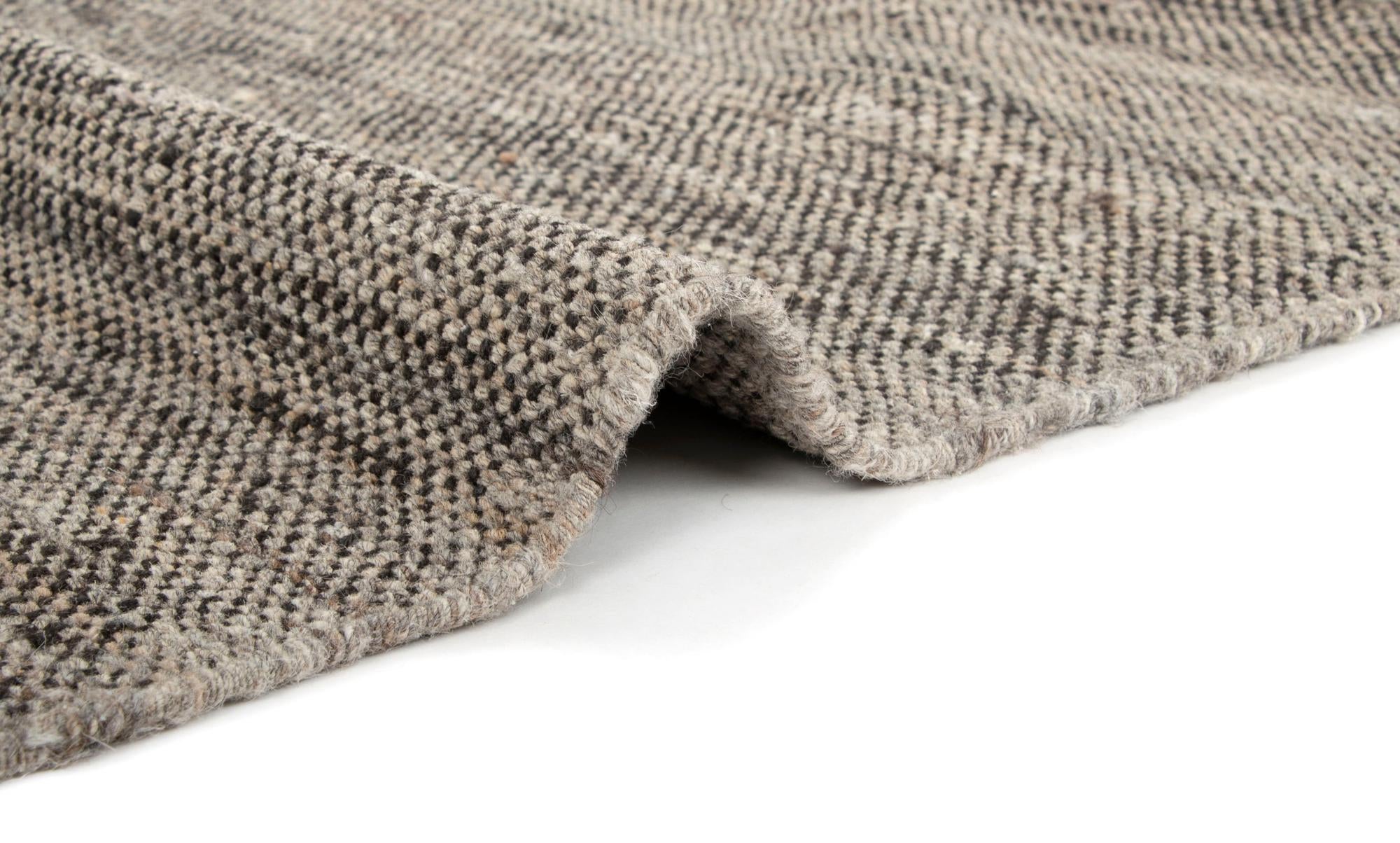 9' x 9' 7 Hand Knotted Handweb Wool Rug