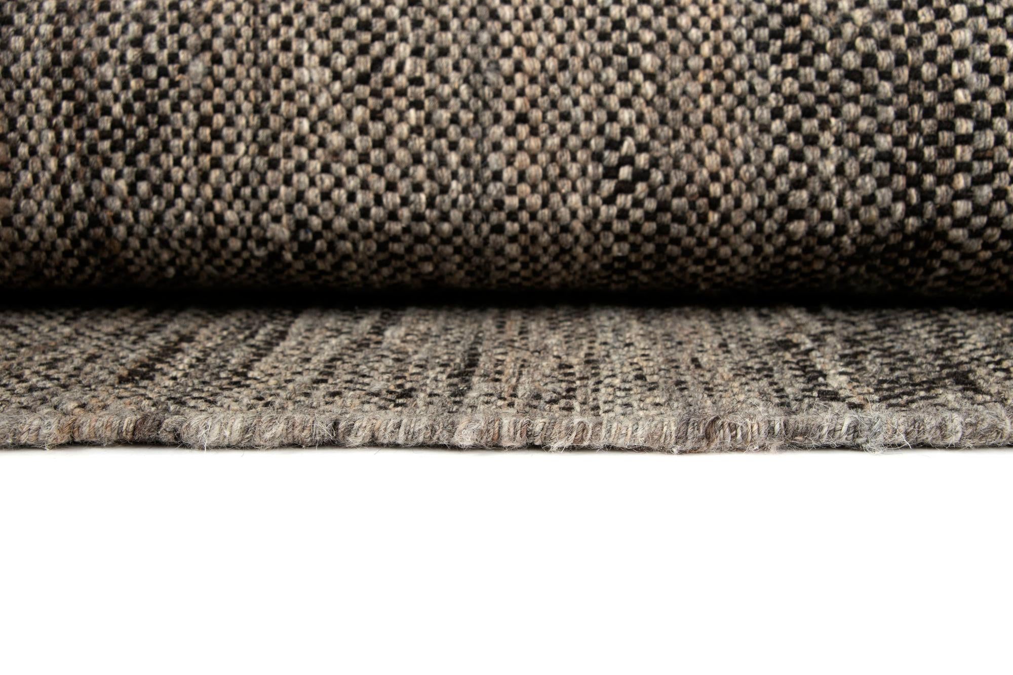 9' x 9' 7 Hand Knotted Handweb Wool Rug