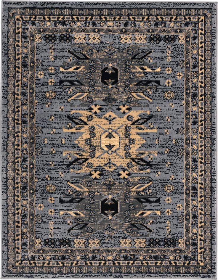 Detail image of 4' x 6' Heriz Design Rug