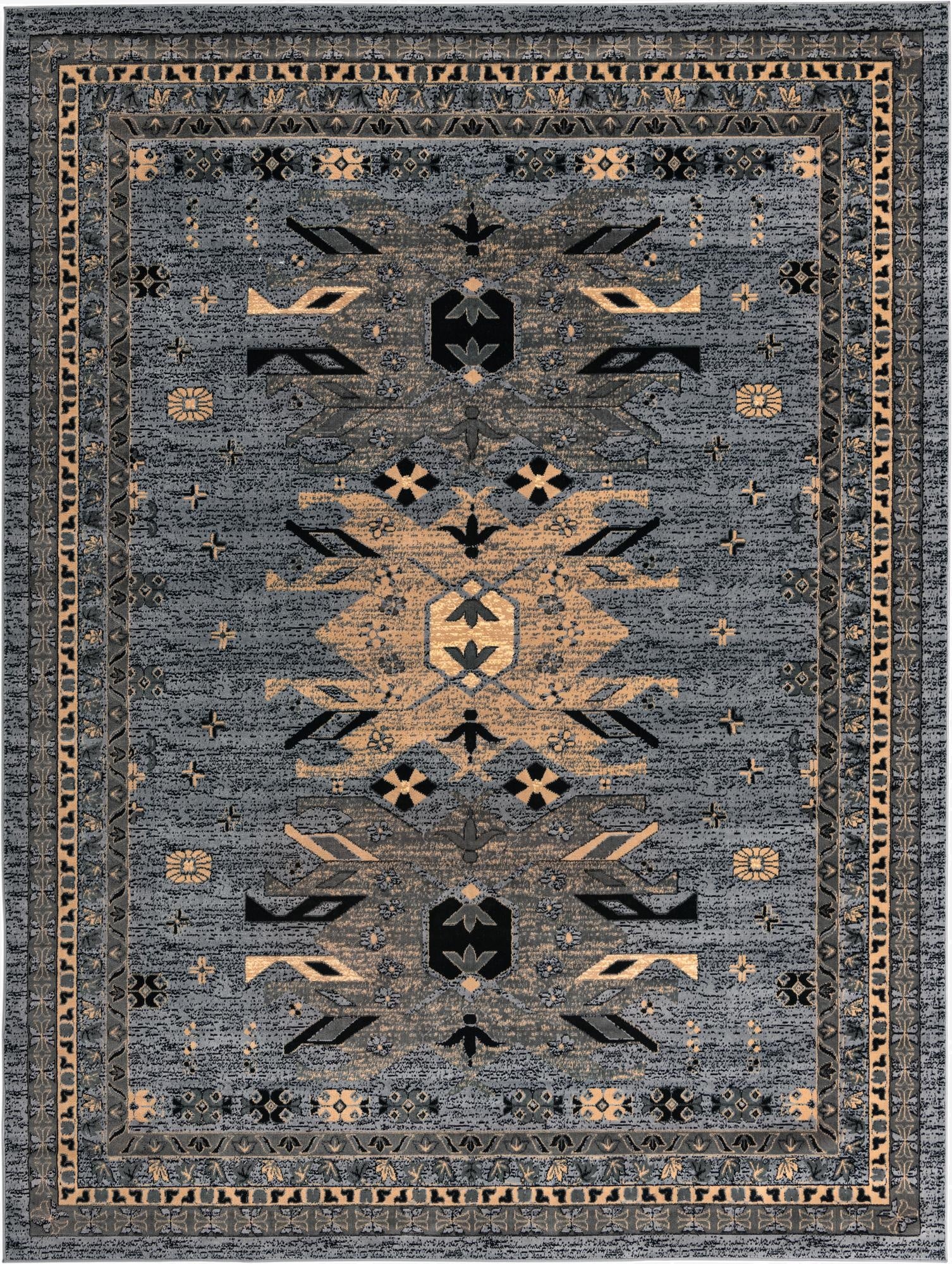 Primary image 10' x 13' Heriz Design Rug