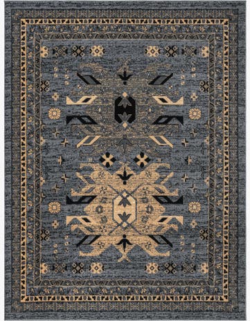 7' 10 x 10' Heriz Design Rug