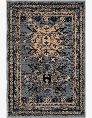 Gray Heriz Design Rug