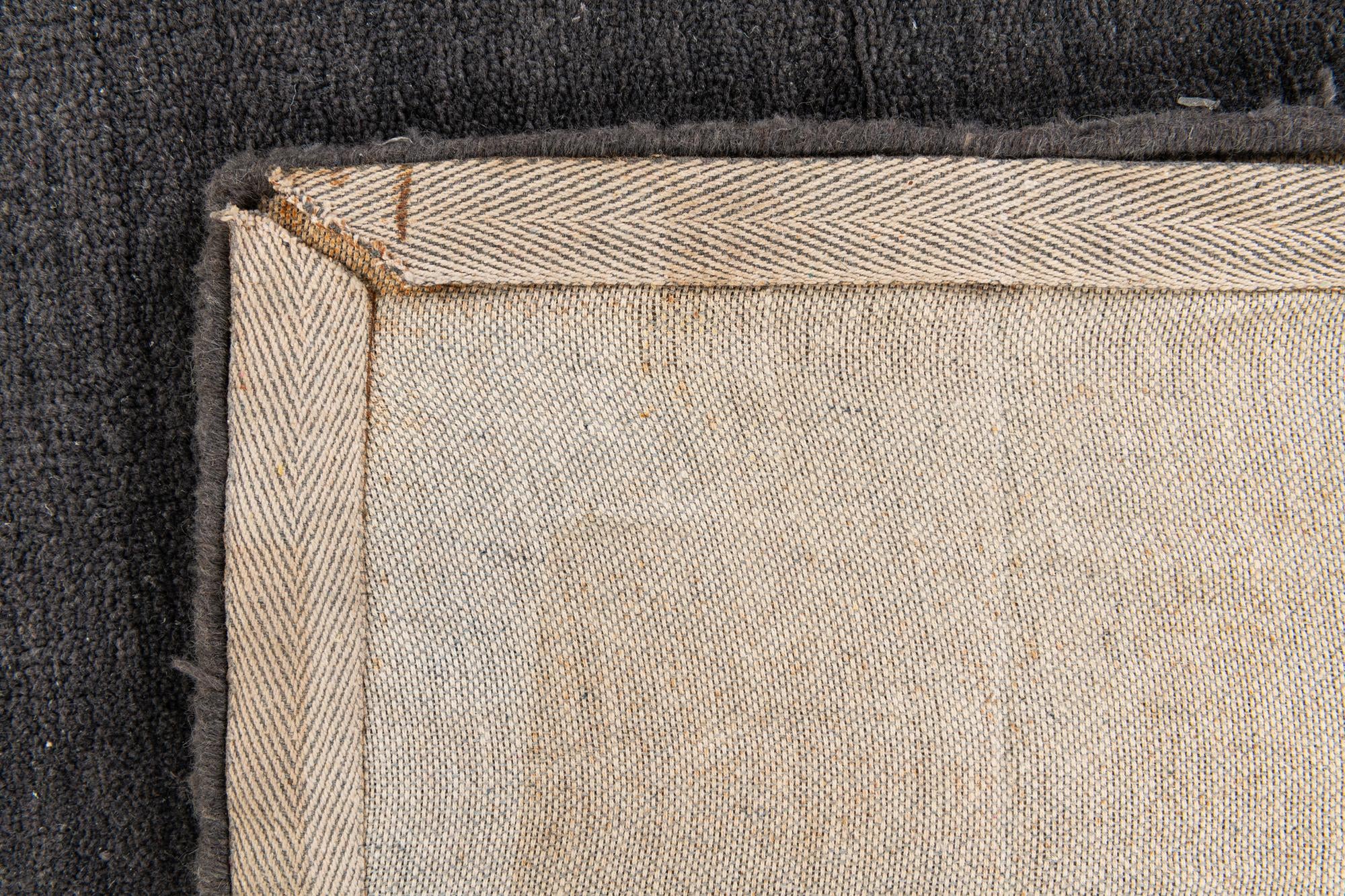 4' 5 x 5' 11 Indo Gabbeh Wool Rug