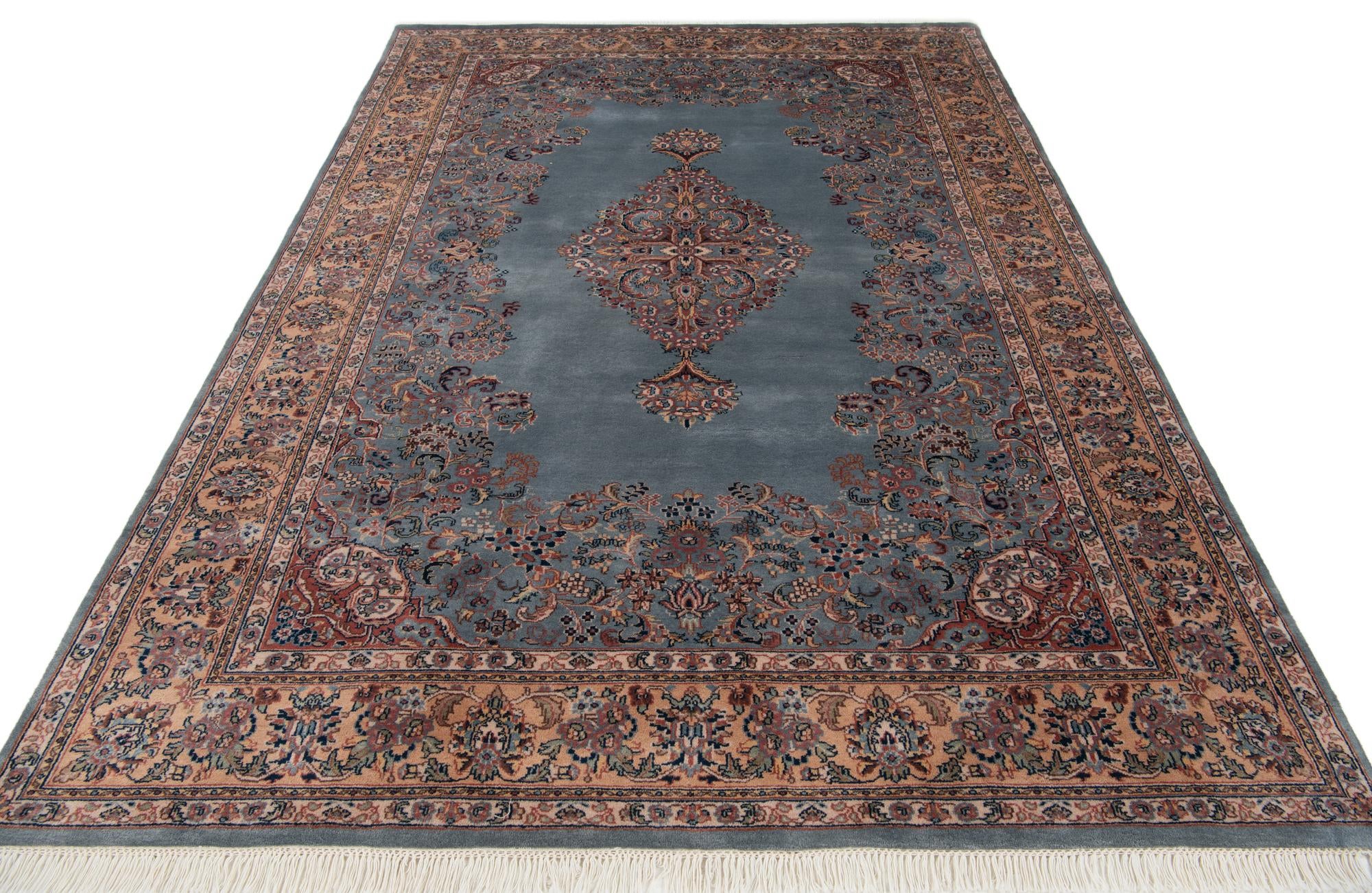 200cm x 295cm anudado a mano Isfahan Alfombra Lana