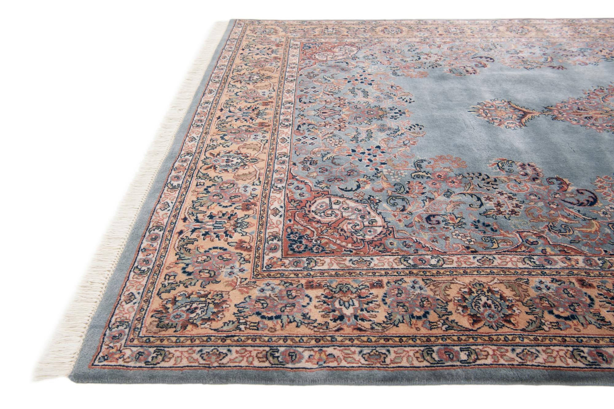 200cm x 295cm anudado a mano Isfahan Alfombra Lana