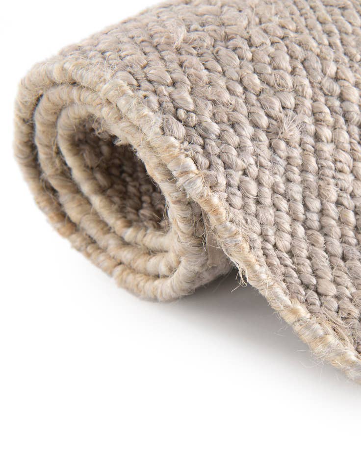 Detail image of Custom Gray Hand Woven Jill Zarin Hamptons Rug