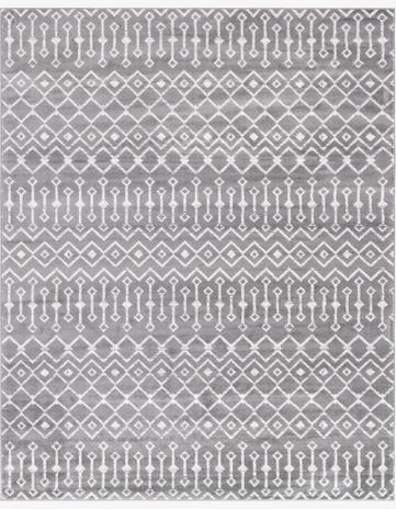 Gray Kasbah Trellis Rug