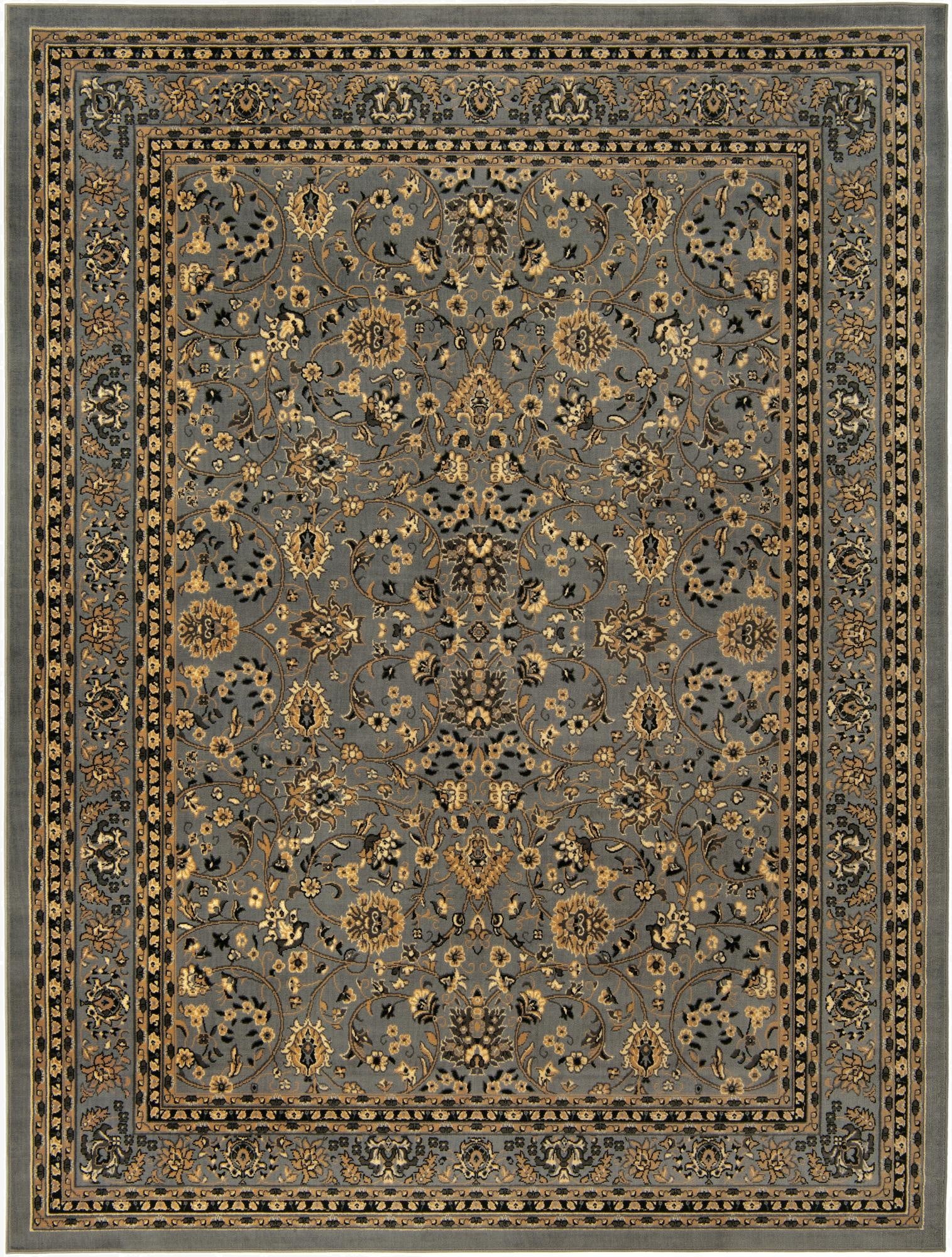 9' x 12' Kashan Design Rug