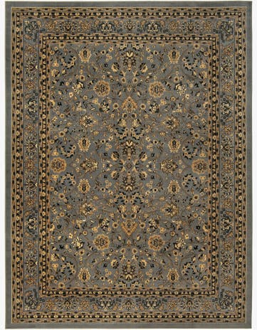 9' x 12' Kashan Design Rug