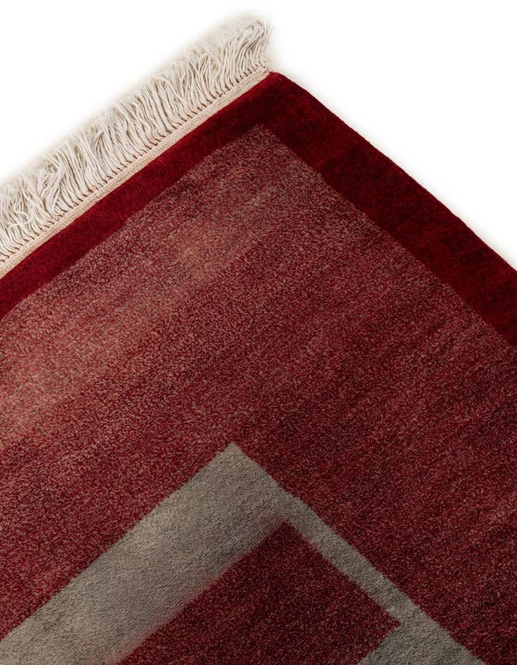 Detail image of 6' 3 x 9' 3 Hand Knotted Kashkuli Gabbeh Oriental Wool Rug