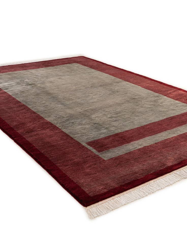 Detail image of 6' 3 x 9' 3 Hand Knotted Kashkuli Gabbeh Oriental Wool Rug